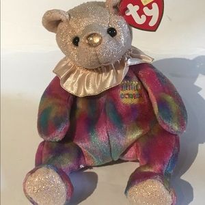 Ty Birthday Collection Bear Opal October Preloved
